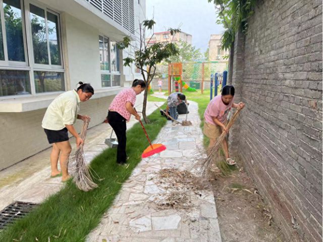 b体育官网高县罗场镇幼儿园2024年秋期开学后勤工作纪实(图1)